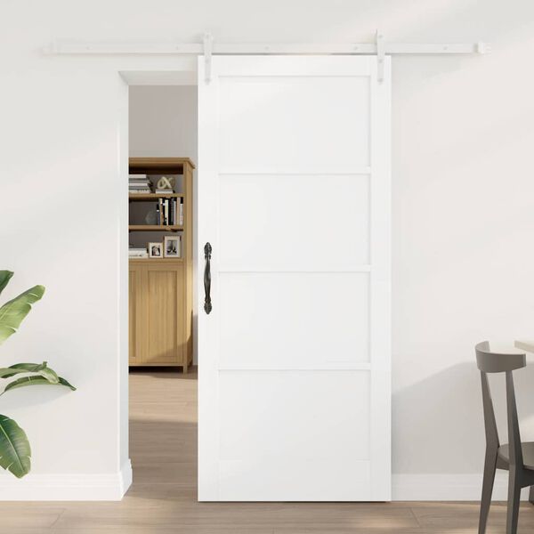 vidaXL Porta Deslizante ORKDAL Branco 86 x 198,5 cm