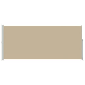 vidaXL Toldo Lateral Retr&aacute;til 180 x 500 cm 100% poli&eacute;ster, ferro e a&ccedil;o