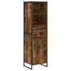 vidaXL Gabinete de Livros Carvalho Fum&ecirc; 43 x 36 x 150.5 cm