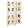 vidaXL Painel Romdivider Branco 141,5 x 165 cm MDF