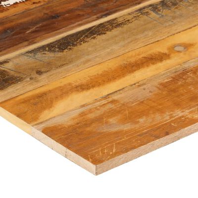 vidaXL Tampo mesa quadrado 70x70cm 15-16mm madeira recuperada maciça