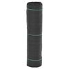 vidaXL Tela para ervas daninhas 0,5x50 m PP preto