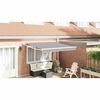vidaXL Toldo Retr&aacute;til Cinzento-claro 350 x 250 cm Poli&eacute;ster e Alum&iacute;nio