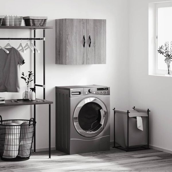 vidaXL Arm&aacute;rio de parede 60x31x60 cm derivados madeira cinzento sonoma