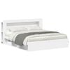 vidaXL Estrutura de Cama com Armazenamento Branco 180 x 200 cm