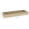 vidaXL Prateleiras parede Loggia 4 pcs 40x15x4cm MDF cor carvalho