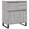 vidaXL Aparador 60x35x70 cm derivados de madeira cinzento sonoma