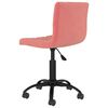 vidaXL Cadeiras de jantar girat&oacute;rias 2 pcs veludo rosa