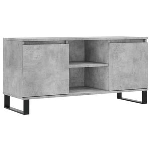 vidaXL M&oacute;vel de TV 104x35x50 cm derivados de madeira cinzento cimento