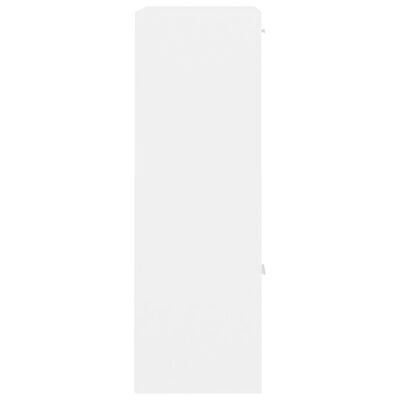 vidaXL Armário de arrumação 60x29,5x90 cm contraplacado branco