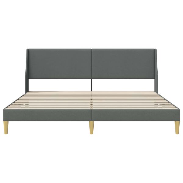 vidaXL Estrutura da Cama Cinza Escuro 180 x 200 cm Veludo