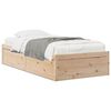 vidaXL Cama sem colch&atilde;o 75x190 cm madeira de pinho maci&ccedil;a