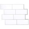 vidaXL Azulejo Subterr&acirc;neo 10 unid. Branco e Cinza 29 x 21 cm