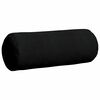 vidaXL Almofadas de Apoio 2 pcs Preto &Oslash; 25 x 70 cm