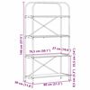 vidaXL Estante Cinza Sonoma 80 x 30 x 146 cm Madeira processada