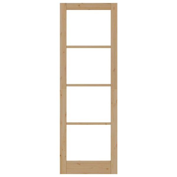 vidaXL Porta Interna ORKDAL Castanho 78 x 232 cm