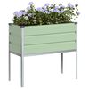 vidaXL Floreira Verde Pastel 100 x 45 x 90 cm A&ccedil;o Galvanizado