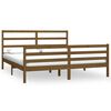 vidaXL Estrutura de cama super king 180x200 cm pinho castanho-mel