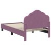 vidaXL Estrutura de Cama Infantil com Cabeceira Roxo 80 x 160 cm