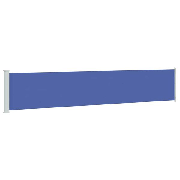 vidaXL Toldo lateral retr&aacute;til para p&aacute;tio 117x600 cm azul