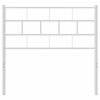 vidaXL Cabeceira de substitui&ccedil;&atilde;o 75 cm metal branco