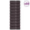 vidaXL Toalhas de bid&eacute; FROGN 50 pcs 30x50 cm 360 g/m&sup2; antracite