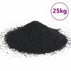 vidaXL Areia para aqu&aacute;rio 25 kg 0,2-2 mm preto