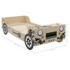 vidaXL Cama infantil 4x4 90x200 cm cor camuflado