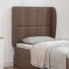 vidaXL Orelha de Cabeceira Bronzeado PVC