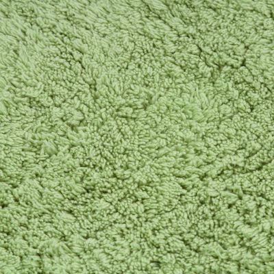 vidaXL Conjunto tapetes de casa de banho 3 pcs tecido verde
