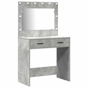vidaXL Mesa de vestir 2 unid. Cinzeto 78,5 x 41 x 135 cm