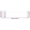 vidaXL Toldo lateral retr&aacute;til para p&aacute;tio 140x600 cm preto
