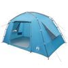 vidaXL Barraca Cabana 4 pessoa Azul Poli&eacute;ster