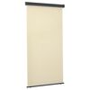 vidaXL Toldo lateral para varanda 125x250 cm creme