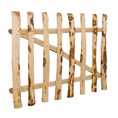 vidaXL Portão para cerca 1 pc 100x60 cm madeira de aveleira