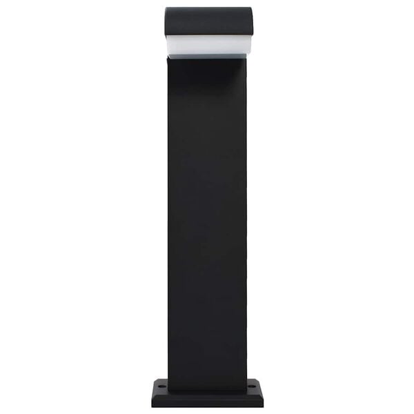 vidaXL Candeeiros LED de exterior 9 W preto oval