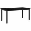 vidaXL Mesa de centro Carvalho Preto 100 x 50 x 45 cm