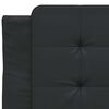 vidaXL Estrutura de cama sem colch&atilde;o Zadar couro artificial 80x200 cm preto