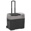 vidaXL Mala t&eacute;rmica c/ rodas e pega 40 L polipropileno preto/cinzento