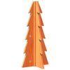vidaXL &Aacute;rvore de Natal decorativa 49 cm pinho maci&ccedil;o castanho-mel