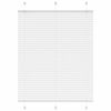 vidaXL Branco Plissada Cega 110x150cm Largura Tecido 109,4cm Poli&eacute;ster