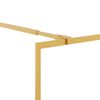 vidaXL Divis&oacute;ria de chuveiro 100x195 cm vidro transparente ESG dourado
