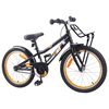 vidaXL Bicicleta Infantil 18 Polegadas para 5-7 anos Laranja e Preto