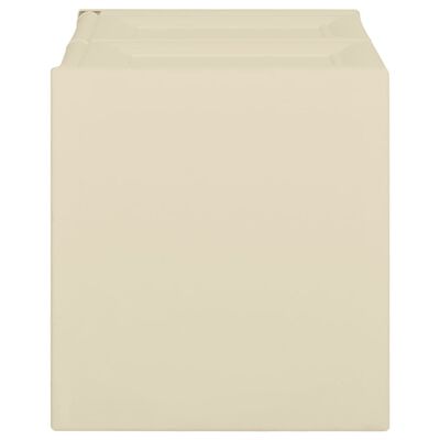 vidaXL Caixa para almofadões 86x40x42 cm 85 L branco nata