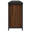 vidaXL Banco sapateira gaveta articulada 102x32x56cm carvalho castanho