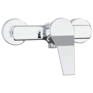 vidaXL Torneira de Misturador de Chuveiro Chrome G 1 / 2 polegadas Lat&atilde;o