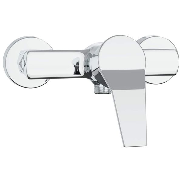 vidaXL Torneira de Misturador de Chuveiro Chrome G 1 / 2 polegadas Lat&atilde;o