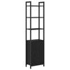vidaXL Gabinete de Livros 6 n&iacute;veis 40 x 24 x 161 cm Carvalho Preto