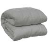 vidaXL Manta pesada 13 kg 200x200 cm tecido cinza