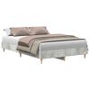 vidaXL Estrutura de cama sem colch&atilde;o 120x200 cm cinza cimento